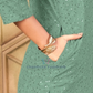 Green Color Rayon With Chikankari And Sequins Work Kurti In USA