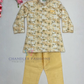 Charming Yellow Color Cotton Sherwani Suits For Boys