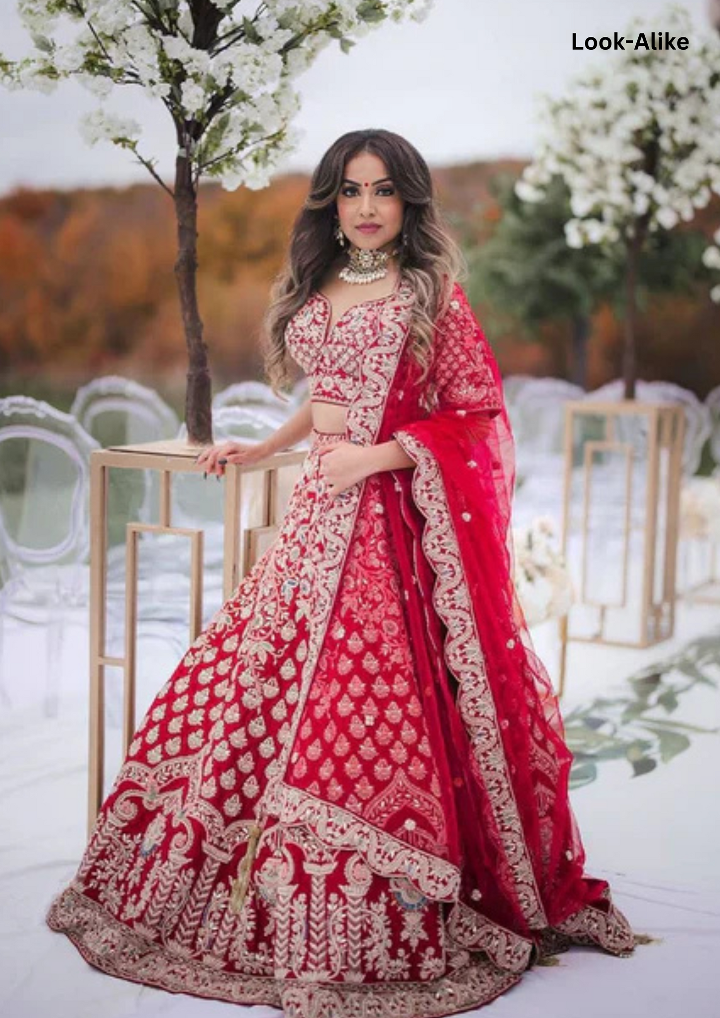 Dazzling Red Color Wedding Lehenga Choli With Coding Embroidery Work