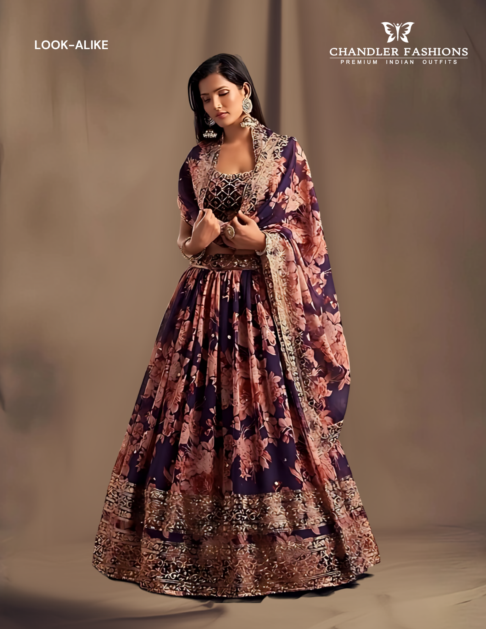 Purple Color Golden Zari And Sequins Work Lehenga Choli With Dupatta Set Near Me