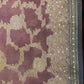 Appealing Rustic Pink Soft Organza Gold Jacquard Weaving Border