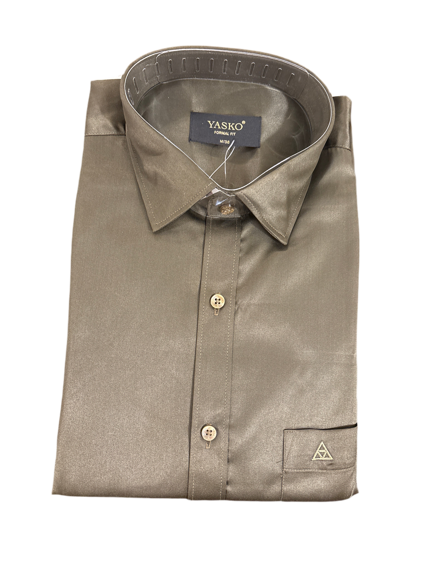 Stunning Black Colored Silk Formal Shirt For Men