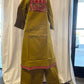 Pretty Lime Green Color Cotton With Printed Work Salwar Suits With Dupatta