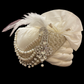 Elegant Cream Color Sequins And Beads Work Designer Men's Wedding Turban
