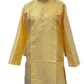 Attractive Yellow Color Jacquard Self Design Men's Kurta Set
