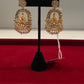Alluring White stones Gold Plated Earrings for Women in USA
