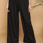 Elegant Black Colored Rayon Palazzo Pant For Women