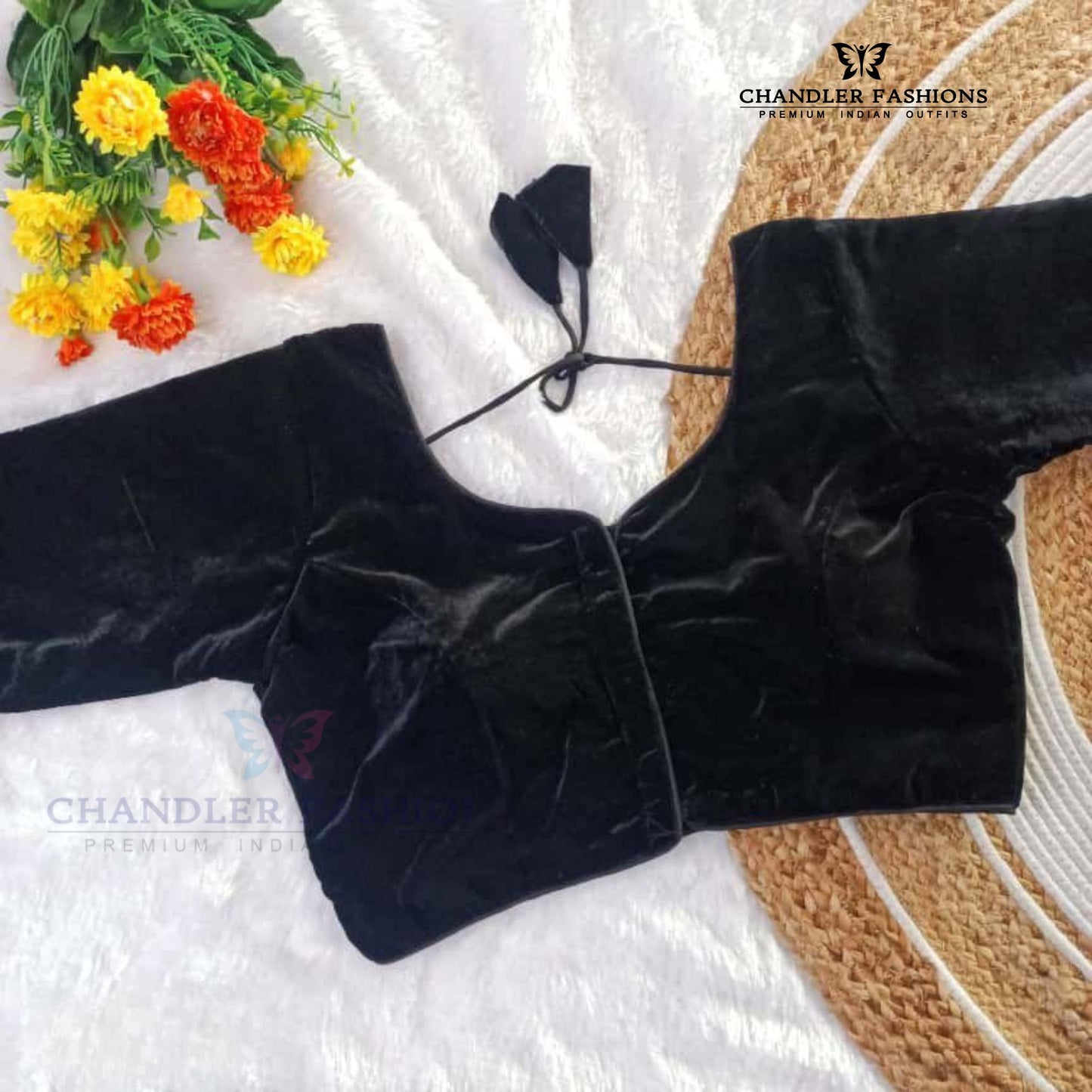 Velvet Readymade Blouse In USA