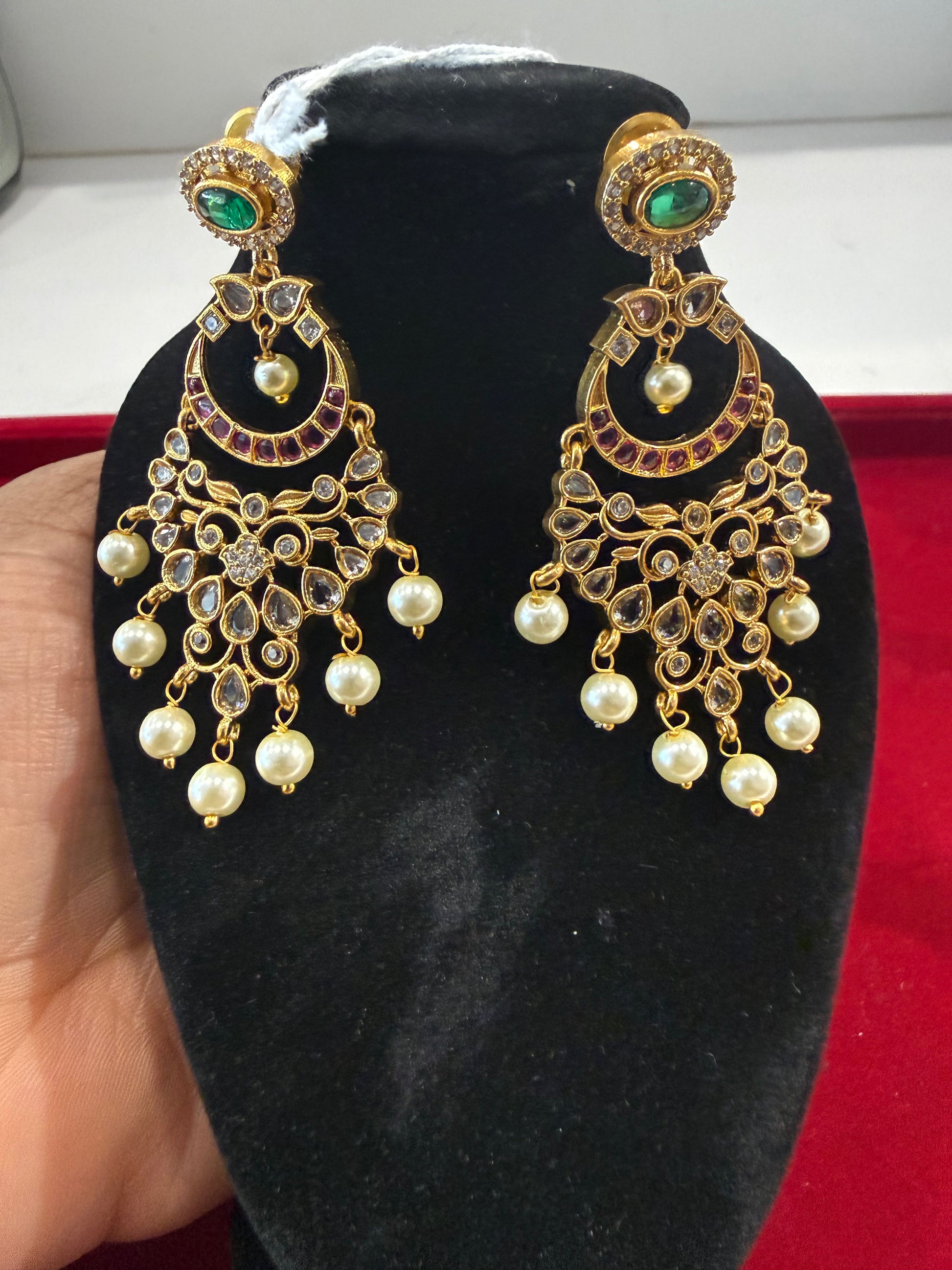 Beautiful Multicolor Gold Plated Earrings for Women