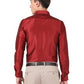 Maroon Plain Formal Shirt For Men In Suncity