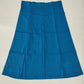 Atteactive Saphire Blue Women's Pure Cotton Readymade Petticoat For Saree