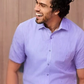 Lavender Color Cotton Shirt lluring With Matching Border Dhoti Set Near Me
