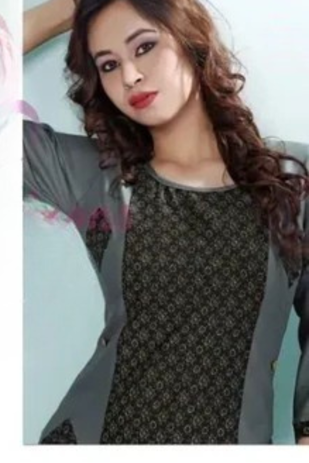 Pretty Gray Colored Slub Rayon Kurti
Near Me