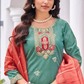 Teal Green Color Heavy Embroidery Work Salwar Suits Near Me

