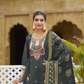 Attractive Gray Color Salwar Suits With Sequins And Thread Work For Women Near Me
