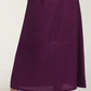 Charming Indigo Purple Women's Readymade Cotton Petticoat For Saree