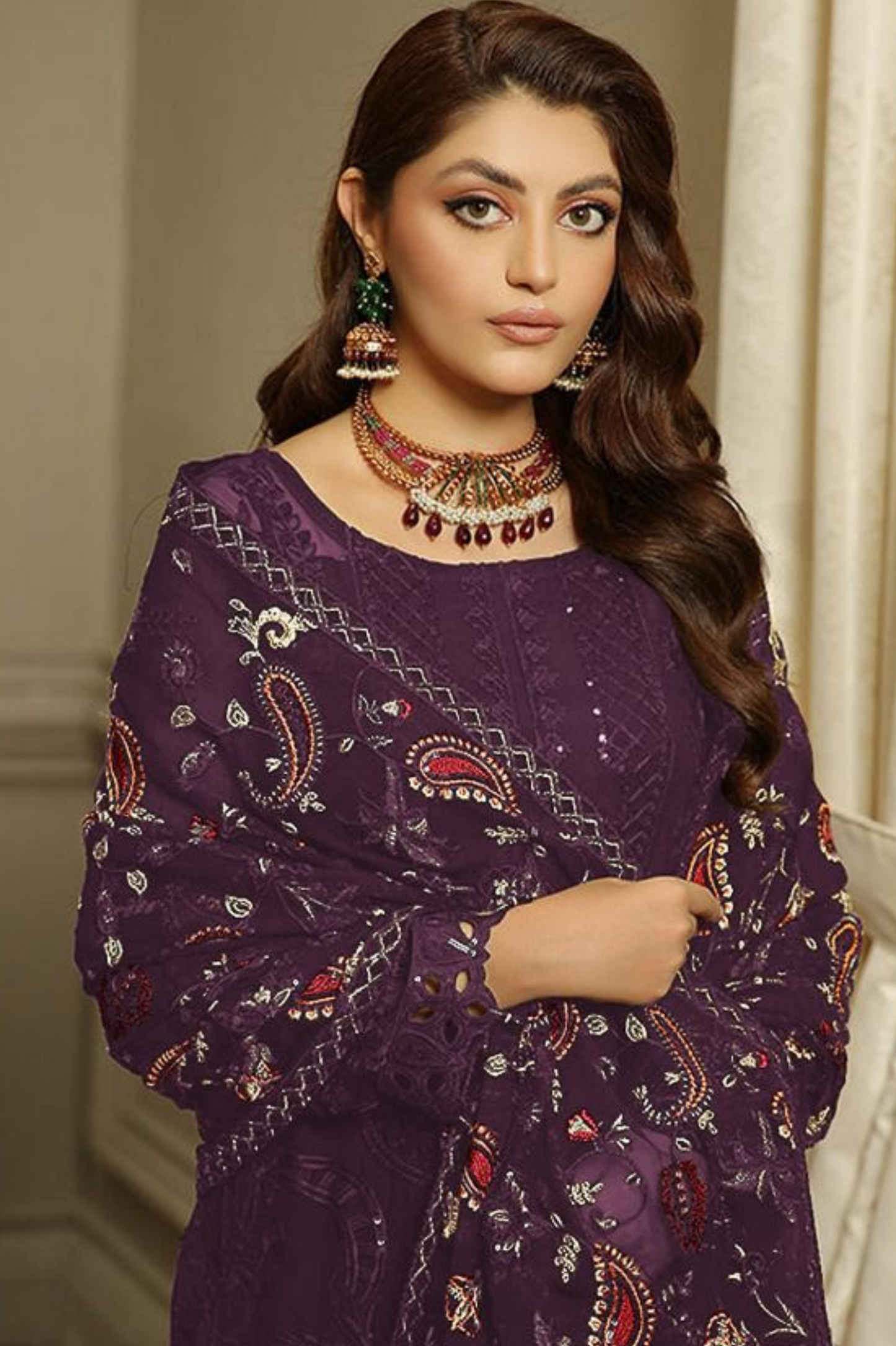 Embroidery Salwar Suits With Dupatta