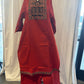 Captivating Red Color Cotton With Printed Work Salwar Suits With Dupatta