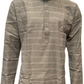 Marvelous Gray Color Cotton Kurta With Pajama For Men