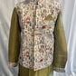 Wonderful Olive Green Color Cotton Kurta With Printed Work Jacket Set For Men