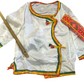 Dazzling White Colored Krishna Costume Wear Near Me