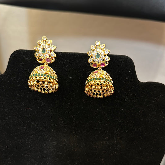 Elegent Designed Gold Plated Earrings For Women