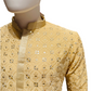 Elegant Beige Color Georgette Kurta With Pajama For Men