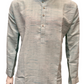 Charming Sea Blue Color Cotton Men's Kurta With Pajama Pant