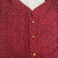 Appealing Red Color jacquard chikankari Kurta Set For Men