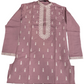 Amazing Purple Color With Embroidery Work Kurta Suits For Men