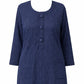 Gorgeous Blue Color Rayon With Chikankari Work Kurti For Women