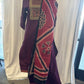 Beautiful Wine Color Cotton With Printed Work Salwar Suits With Dupatta For Women