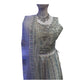 Charming Off White Georgette Mirror With Embroidery Work Lehenga For Women