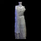 Charming Off White Georgette Mirror With Embroidery Work Lehenga For Women