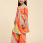 Multicolor Lace Border Work Sharara Suits For Girls in USA