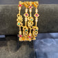Red And Green Stones Gold Plated Bangles Near Me