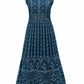 Amazing Teal Blue Color Georgette With Embroidery And Sequins Work Anarkali Gown For Women