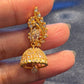 Exquisite Gold Plated Earrings With White Stones Near Me