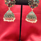 Attractive Beautiful Multicolor Earrings Oxidized Pearls Drop Earrings For Women