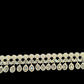 Alluring American Diamond Drop Design White Color Stones Hip Chain For Women