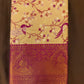 Attractive Peach Color Art Silk Saree With Contrast Border For Women
