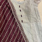 Beautiful Gray And Dark Brown Colored Combo long Dress With Dupatta For Women