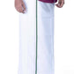 Dhoti With Dark Green Color Zari Border Near Me