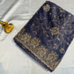 Fantastic Light Lavender Color Soft Organza With White Stone Work Fancy Saree  - PREMIUM QUALITY