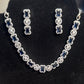 Blue Colored Stone Necklace With Earrings Set Near Me