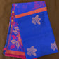Attractive Royal Blue Color Art Silk Saree With Contrast Border For Women