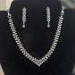 American Diamond Necklace With Earrings Near Me