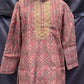 Beautiful Maroon Color Brocade Embroidery Work Kurta Pajama Set For Men