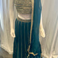 Blue Color Heavy Georgette Lehenga Choli With Embroidery And Sequins Work In USA