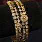 White Stones Gold Plated Bangles Near Me